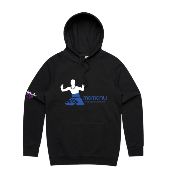 Mamanu Boy's Adult Hood - Black